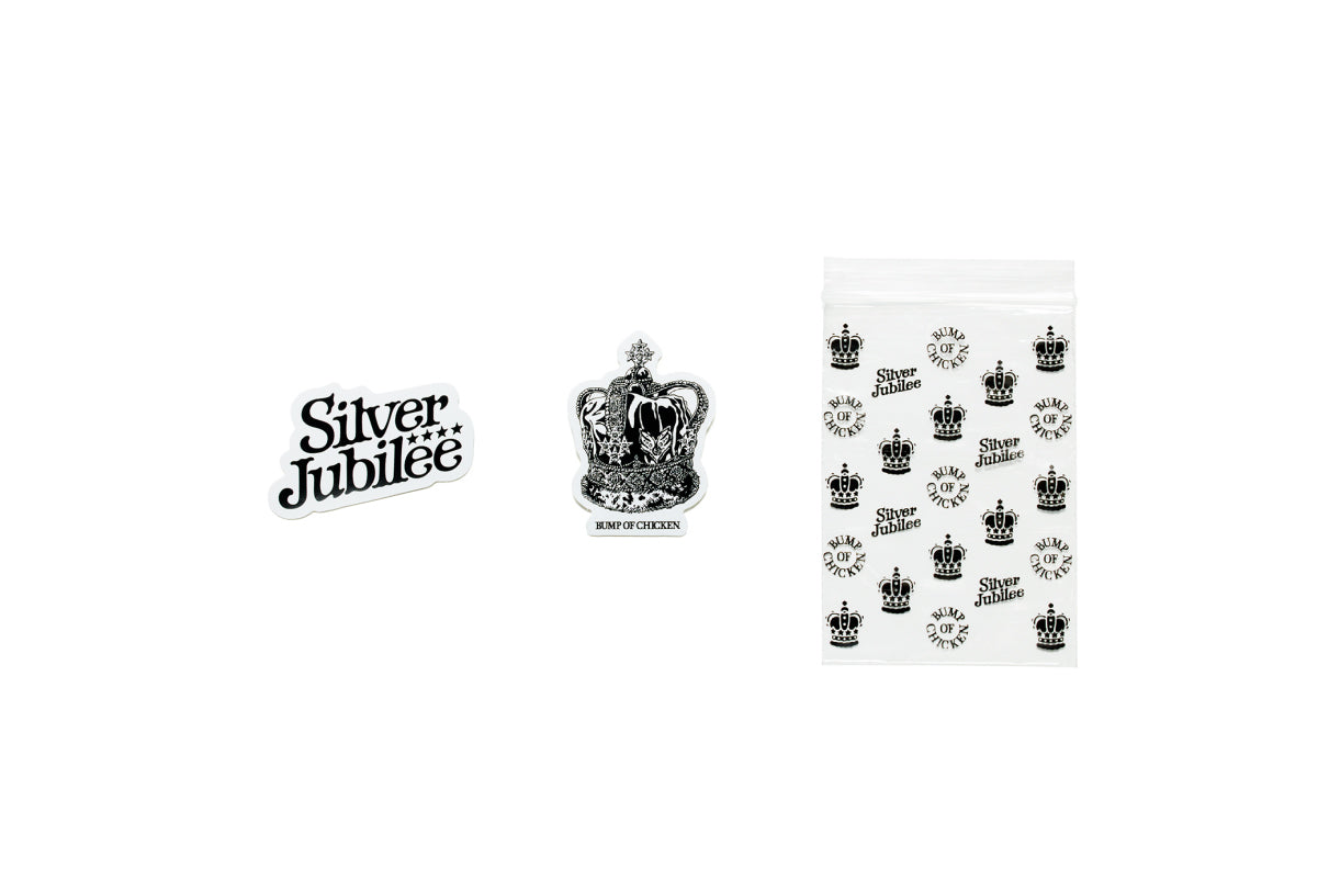 Silver Jubilee Sticker Set