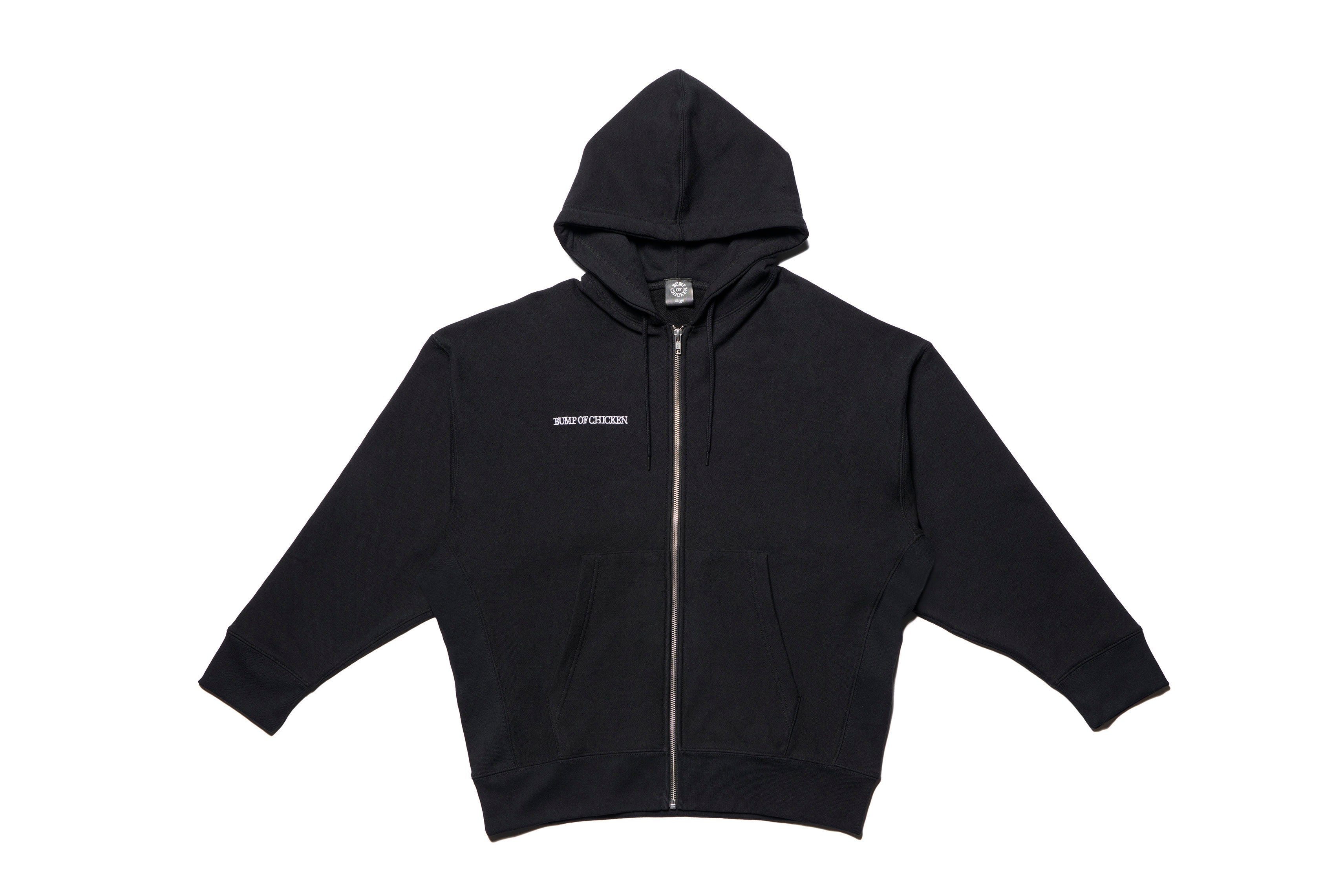 新品 BUMP OF CHICKEN zip up hoodie black-eastgate.mk