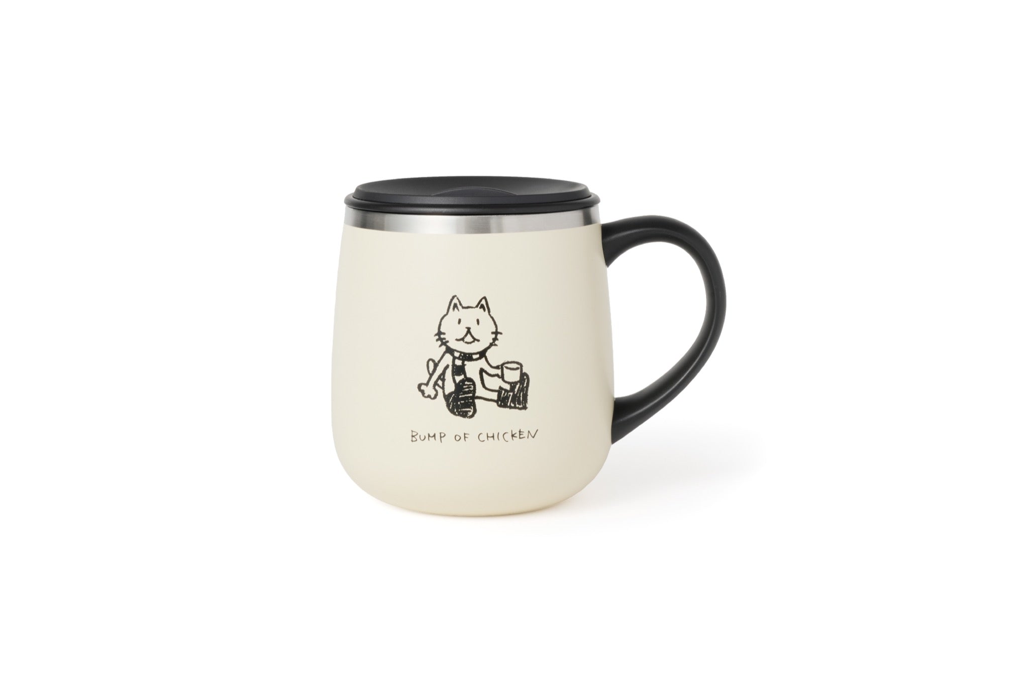 BUMP OF CHICKEN Lid Stainless Mug short by BRUNO