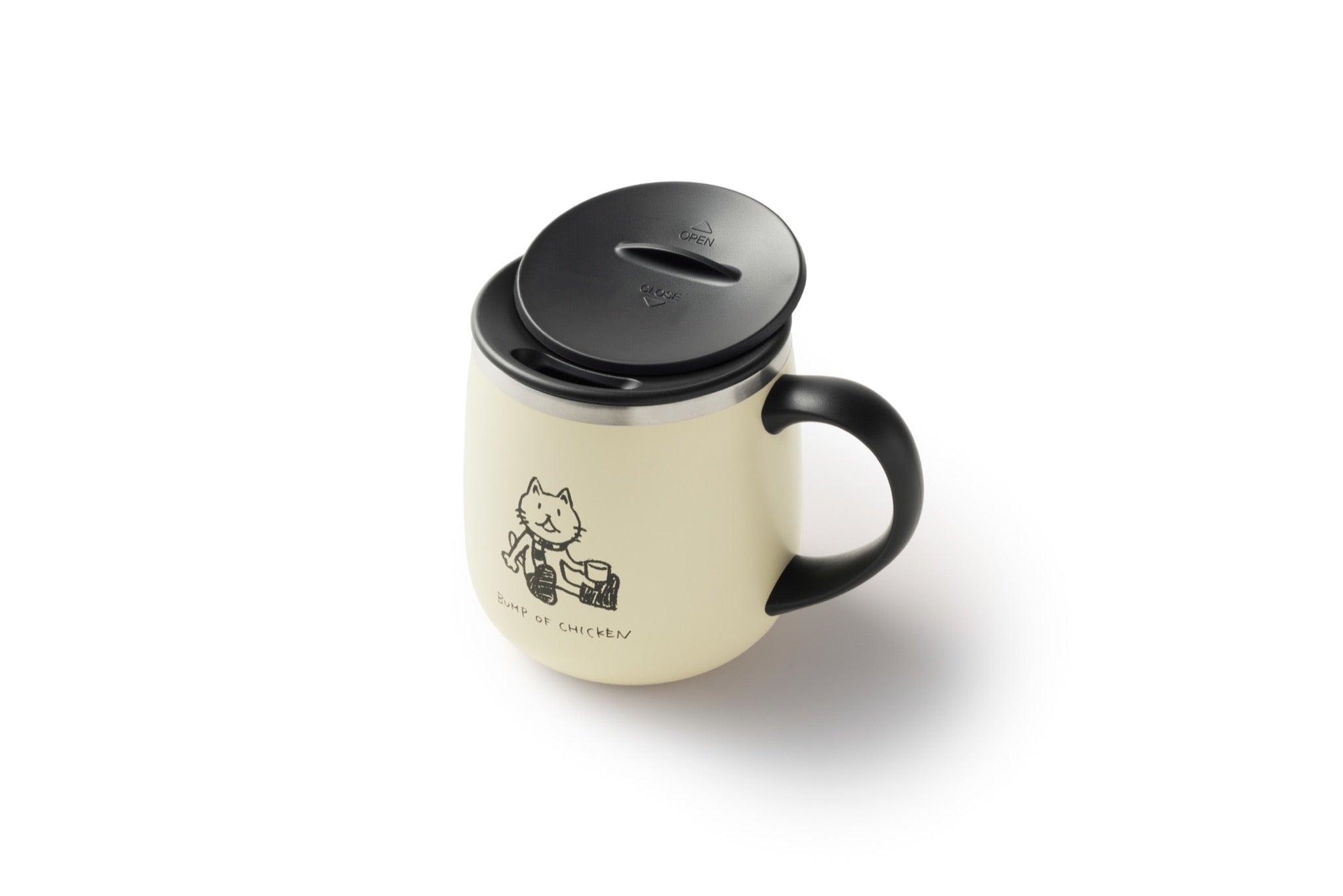BUMP OF CHICKEN Lid Stainless Mug short by BRUNO