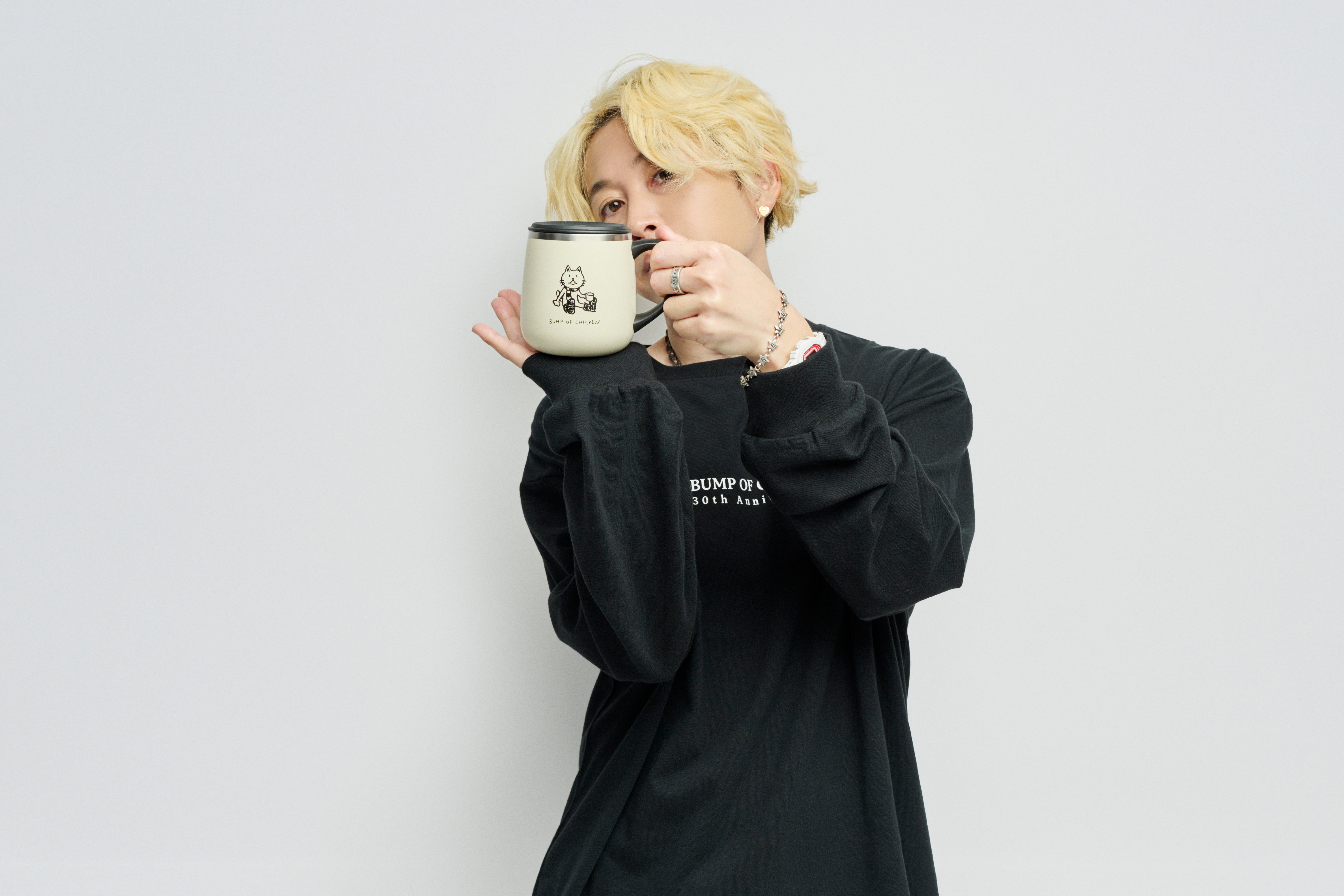 BUMP OF CHICKEN Lid Stainless Mug short by BRUNO