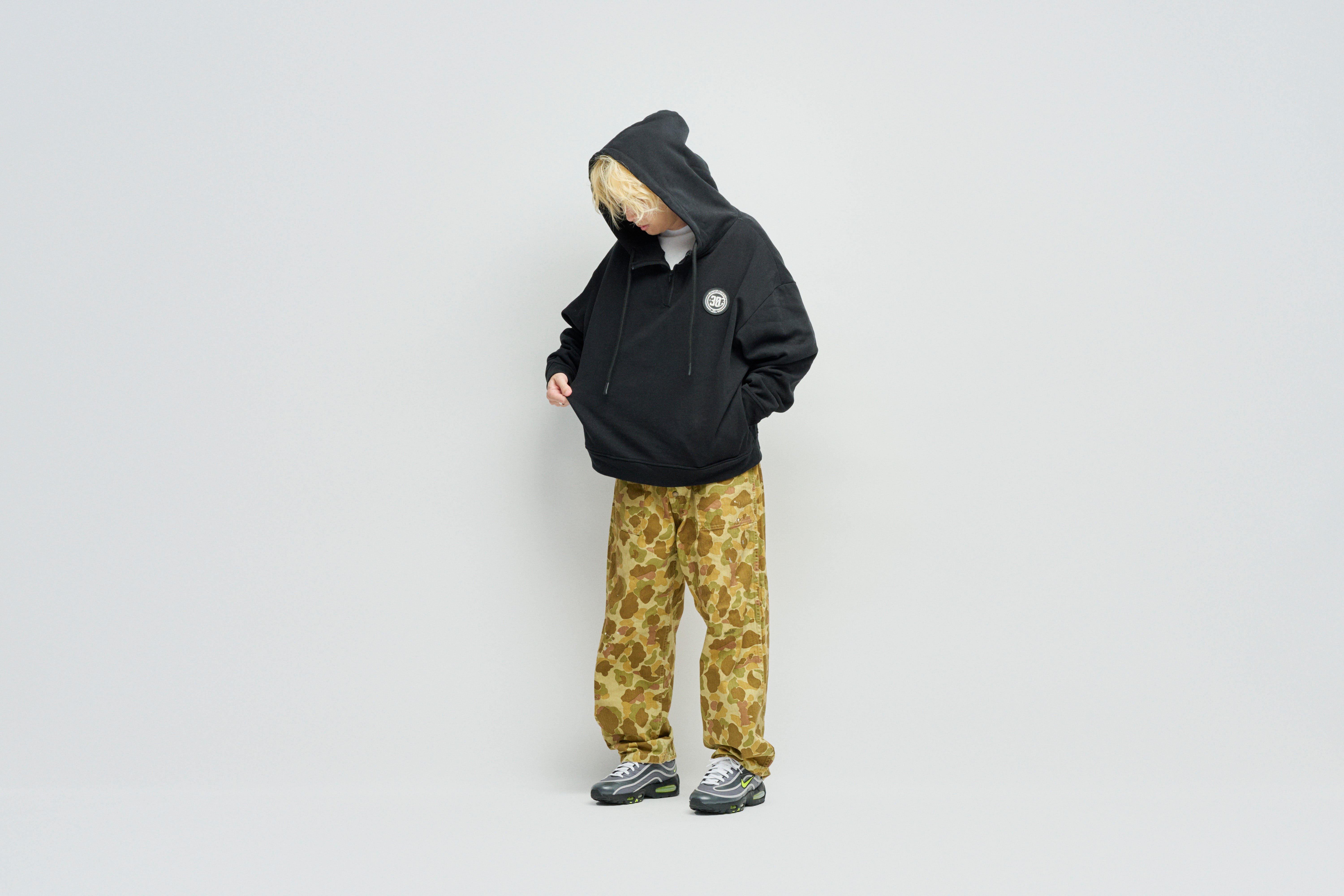 30th Logo Half Zip Hoodie