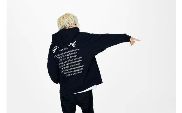 バンプオブチキン  aurora ark Zip up Hoodie BLACK